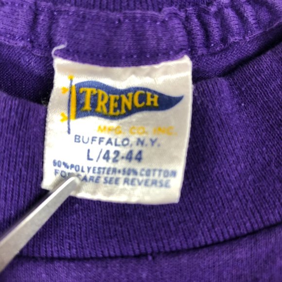 VTG 80s NBA Champ Los Angeles Lakers Shirt Adult Small* Purple Single Stitch Tee - Picture 8 of 12